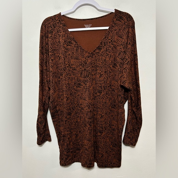 Garnet Hill Zuri Comfort Knit Top - Picture 1 of 7